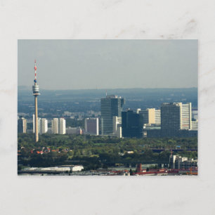 Donauturm and UNO City Postcard