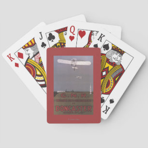 Doncaster, England - First Aviation Races Playing Cards