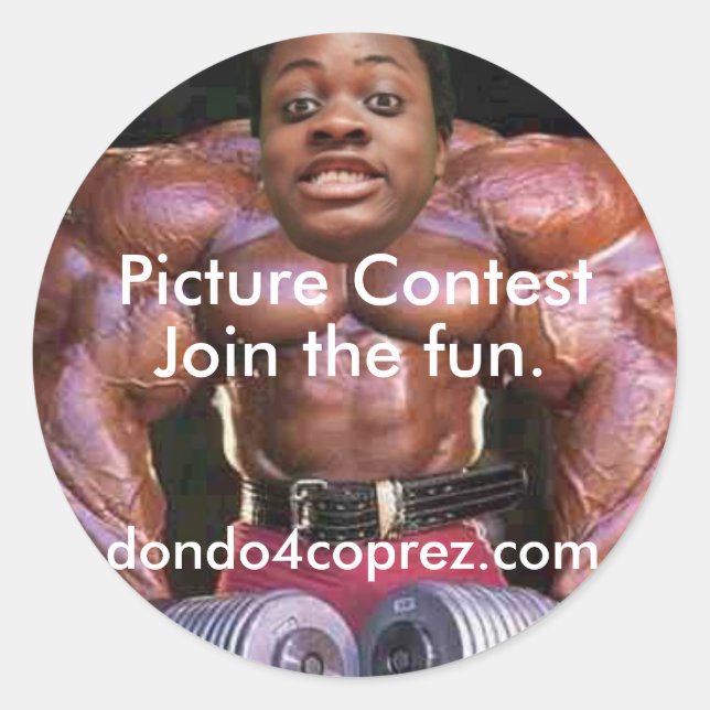 Dondo Buff Classic Round Sticker (Front)