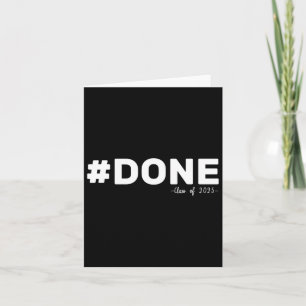 #done Cl Of 2025 Graduate Funny 2025 Graduation Se Card