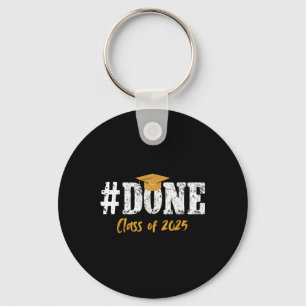 Done Cl Of 2025 Vintage Senior Mum Funny Graduatio Key Ring