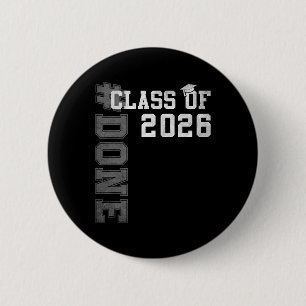 #done Cl Of 2026 Graduate Senior 2026 Graduation G 6 Cm Round Badge