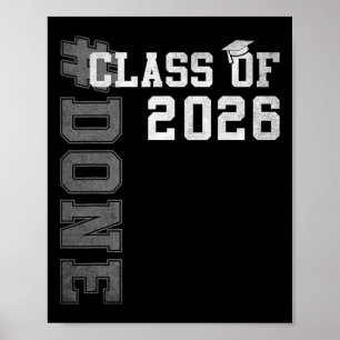 #done Cl Of 2026 Graduate Senior 2026 Graduation G Poster