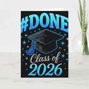 #done Cl Of 2026 - Senior Graduation Coquette Card