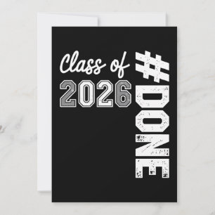 DONE Class Of 2026 Graduation 26 Proud Graduate Announcement