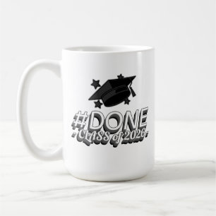 #DONE Class of 2026 Graduation Coffee Mug