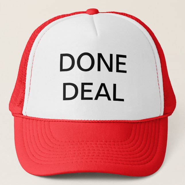 DONE DEAL TRUCKER HAT (Front)