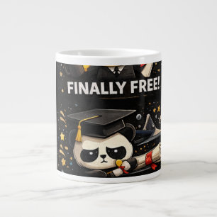 Done Finally Free Graduation Shirt Large Coffee Mug