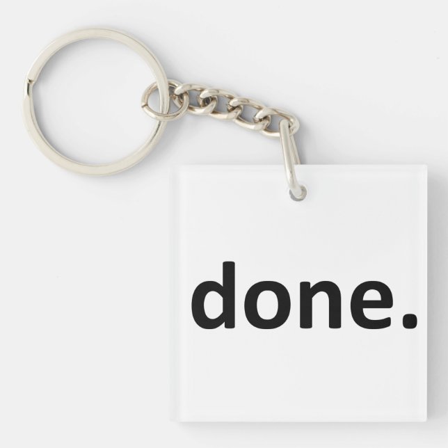 Done Key Ring (Front)