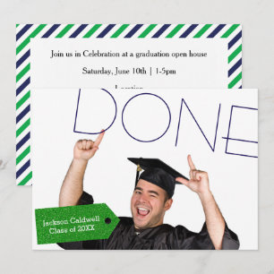 Done Photo - Graduation Party Invitation