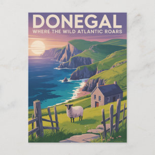 Donegal Ireland Holiday Postcard