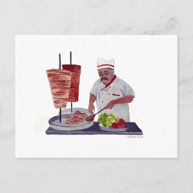Doner Kebab Postcard (Front)