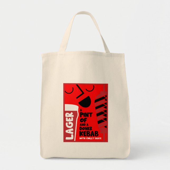 Doner Kebab Tote Bag (Front)
