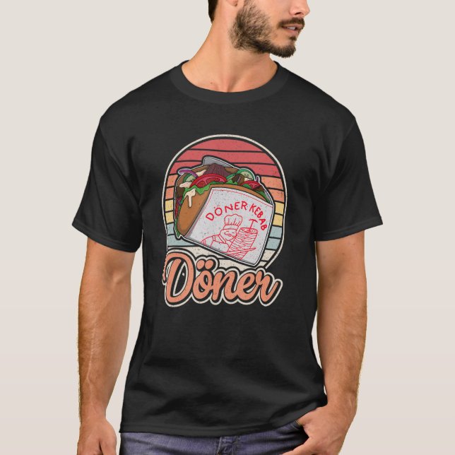 Doner Kebab Turkish Cuisine Fastfood Dürüm T-Shirt (Front)