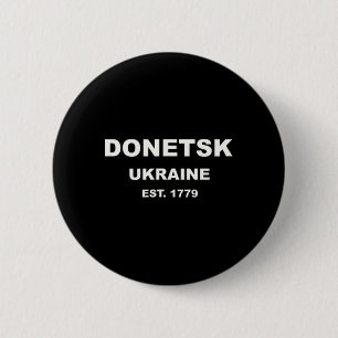Donetsk Ukraine 6 Cm Round Badge