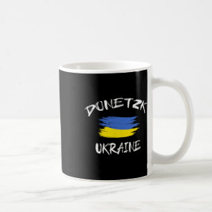 Donetsk Ukraine Souvenir Ukrainian Country Flag Br Coffee Mug