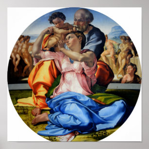 Doni Tondo by Michelangelo - Poster
