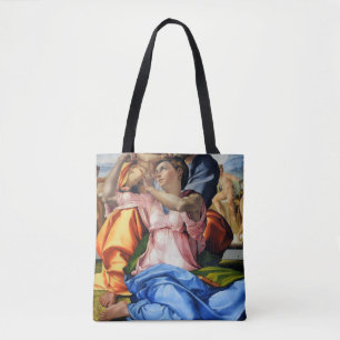 Doni Tondo, Doni Madona (detail), Michelangelo, 15 Tote Bag