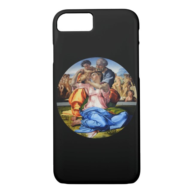Doni Tondo, Doni Madona, Michelangelo, 1507 Case-Mate iPhone Case (Back)