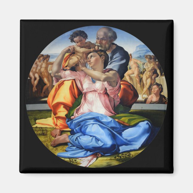 Doni Tondo, Doni Madona, Michelangelo, 1507 Magnet (Front)