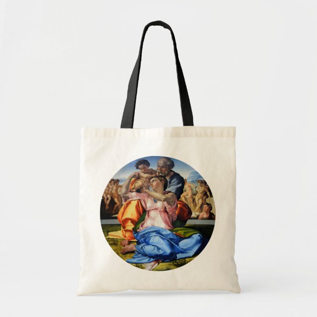 Doni Tondo, Doni Madona, Michelangelo, 1507 Tote Bag (Front)