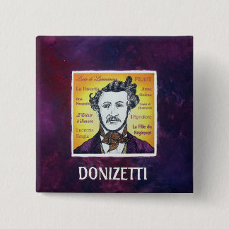 Donizetti 15 Cm Square Badge