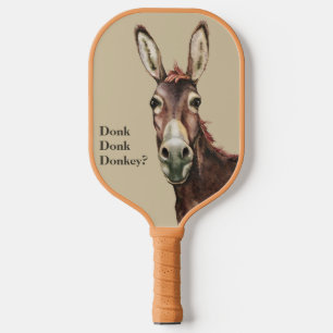 Donk Donk Donkey looking at you on your Pickleball Paddle