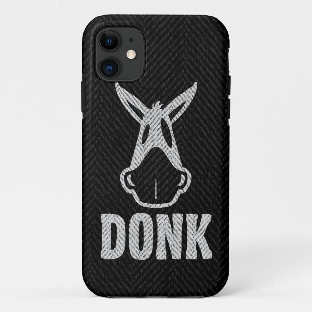 DONK - White on Black - iPhone 5 Case (Back)