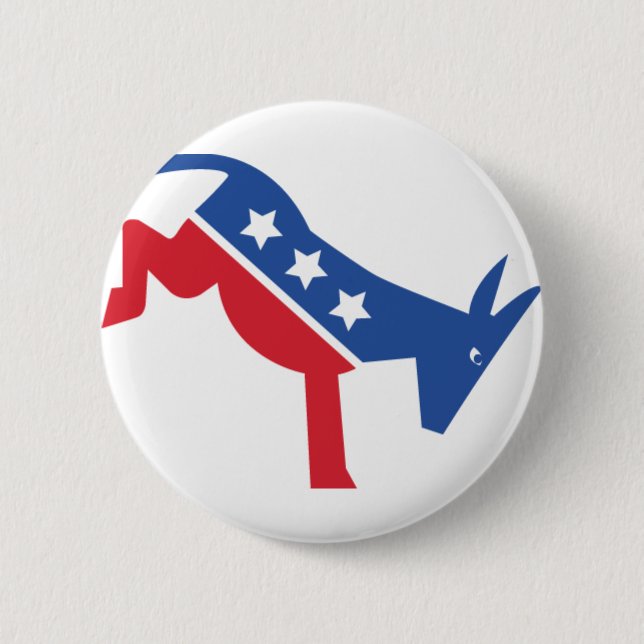 donkey-2 6 cm round badge (Front)