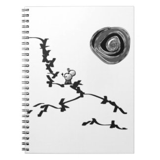 donkey and moon notebook