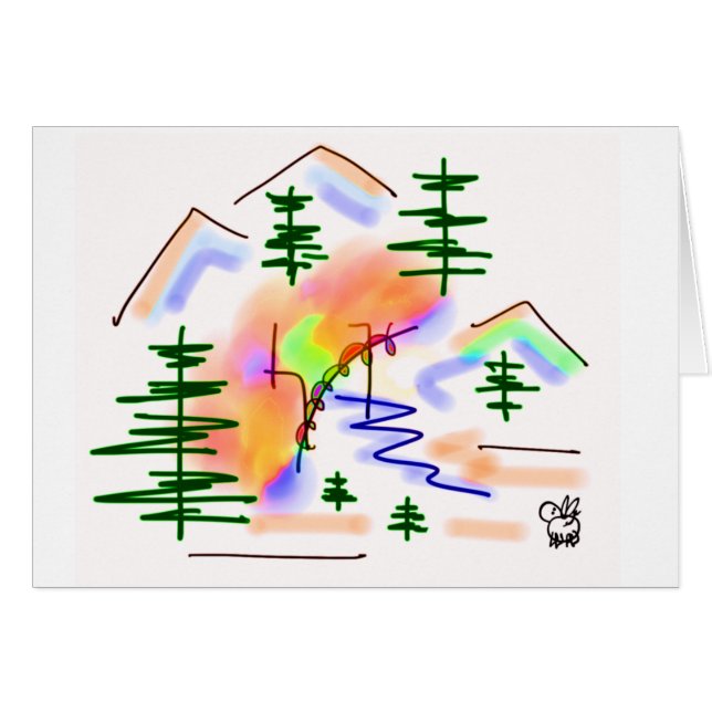 donkey and rainbow (Front Horizontal)