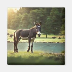 Donkey, Asinus, Jackass, Mule, Burro, WildAss Magnet