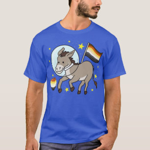 Donkey Astronaut Gay Bear Pride T-Shirt