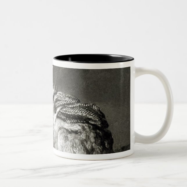 Donkey at Rest Two-Tone Coffee Mug (Right)