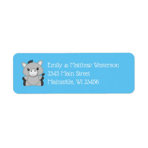 Donkey Baby Shower Blue