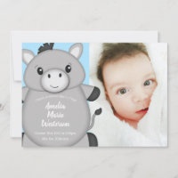Donkey Baby Shower Blue