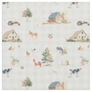 Donkey Barn Scottish Blue Fabric