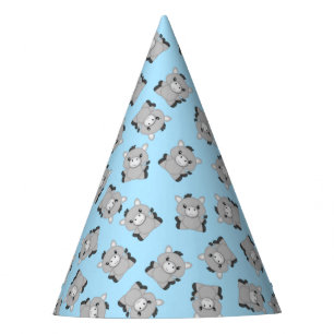 Donkey Birthday Party Blue Party Hat