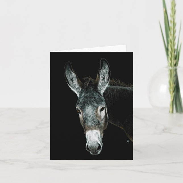 Donkey Card - "Rocky" (Front)