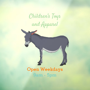 Donkey cartoon illustration