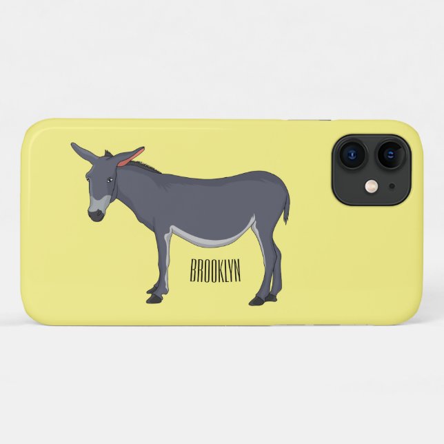 Donkey cartoon illustration  Case-Mate iPhone case (Back (Horizontal))