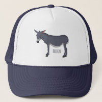 Donkey cartoon illustration