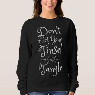 Donkey Christmas Colour Lights Xmas Santa Hat Donk Sweatshirt
