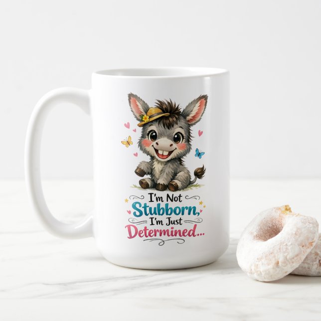 Donkey Coffee Mug (With Donut)