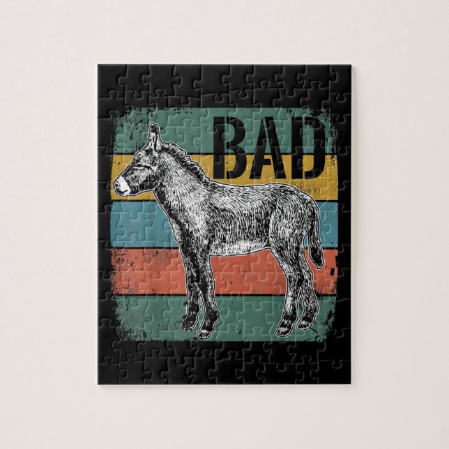 Donkey Cool Cute Donkeys Meme Jigsaw Puzzle (Vertical)