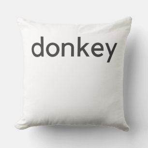 donkey dark cushion