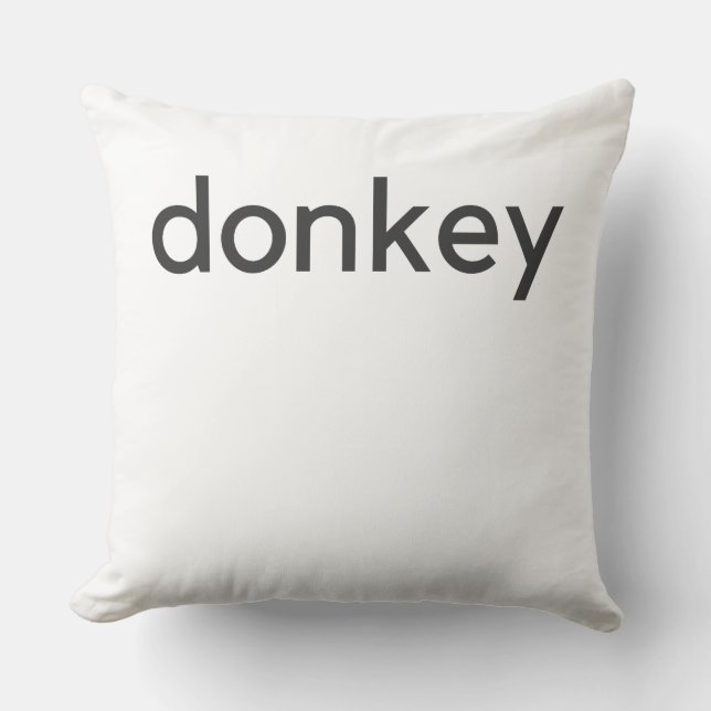 donkey dark cushion (Front)