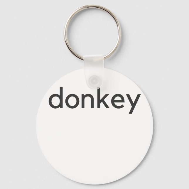 donkey dark key ring (Front)