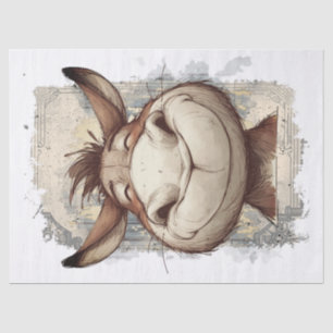 Donkey Decoupage Tissue Paper