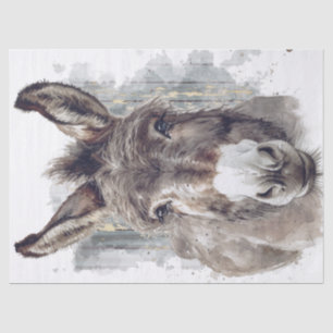 Donkey Decoupage Tissue Paper